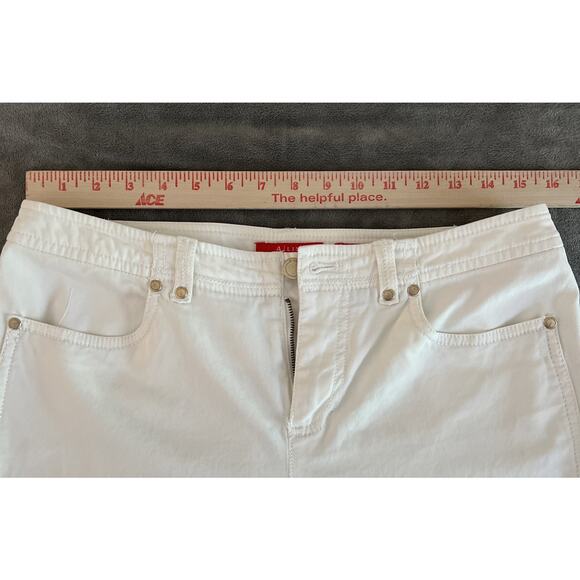 Anne Klein Women's Stretch Straight Leg Pants Size 10 White - Picture 5 of 8